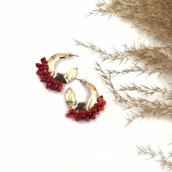 Golden Coral Hoops